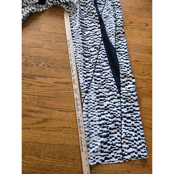 Free People Movement Aces Printed Pants White/Black Size Small NWOT - Picture 6 of 7